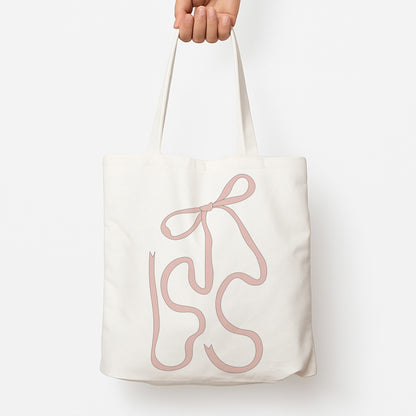 Pink Ribbon Tote Bag