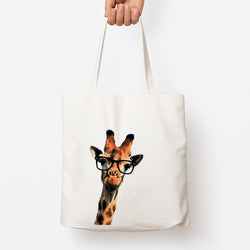 Hipster Giraffe Tumblr Tote Bag
