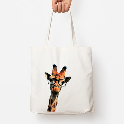 Hipster Giraffe Tumblr Tote Bag