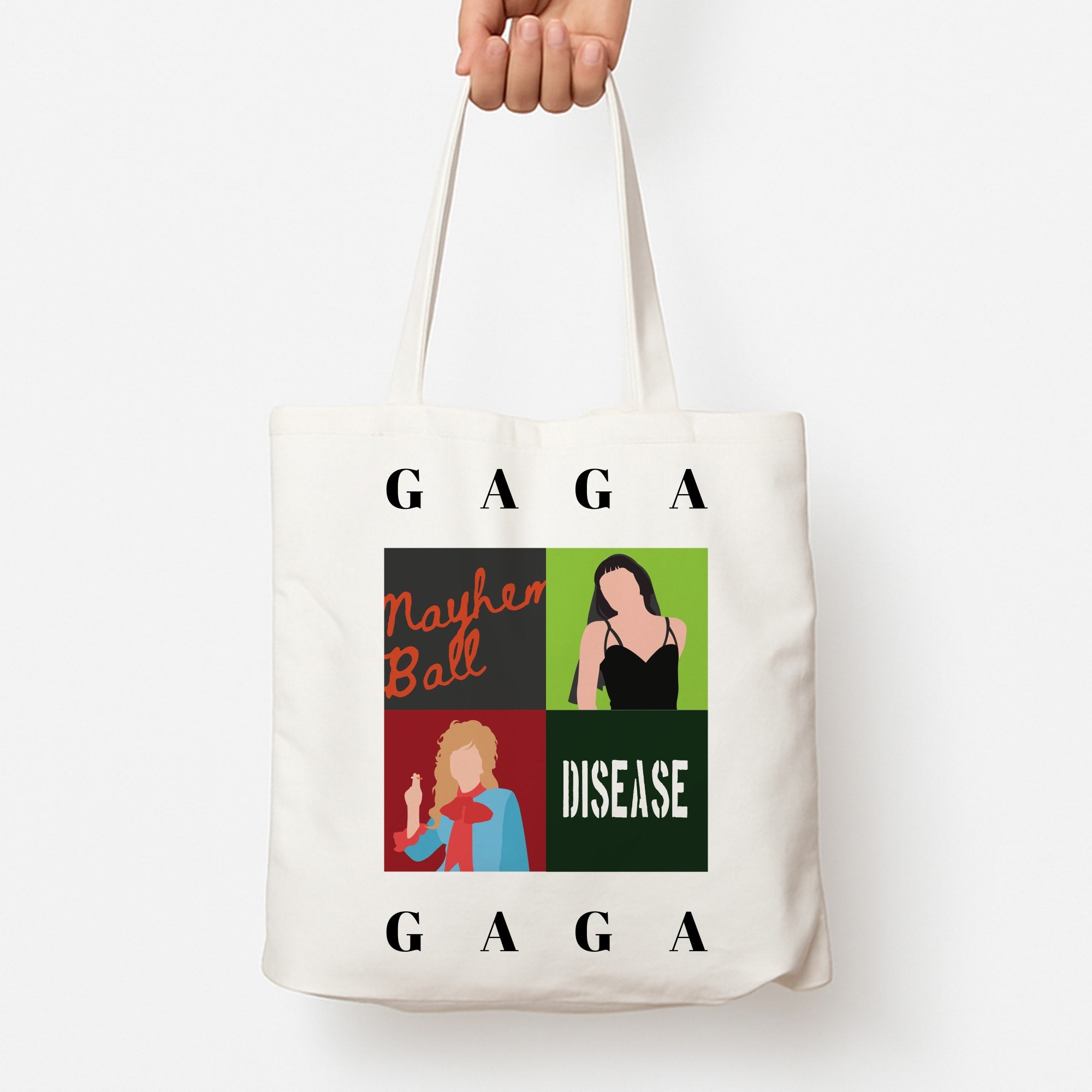 Gaga Collage Tote Bag