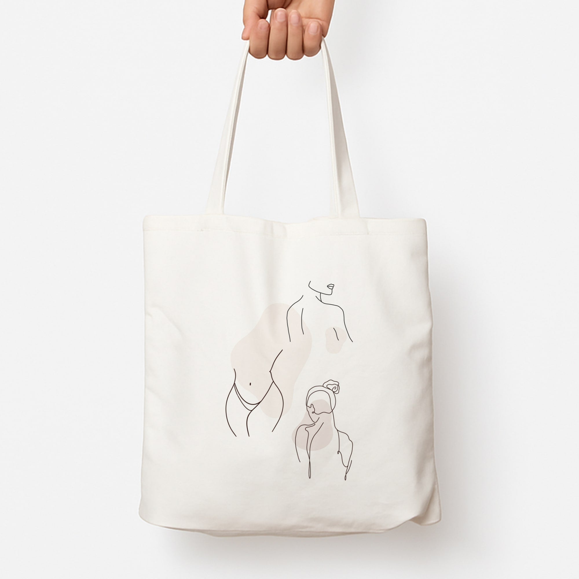 Silouhette nude Tote Bag