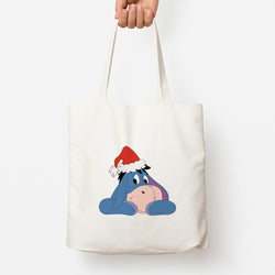 Donkey Pattern Christmas Tote Bag