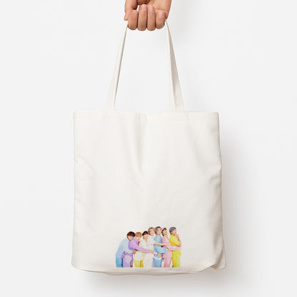 Colourful K-Pop Band Band Tote Bag