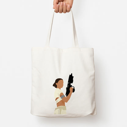 Leia With Gun Tote Bag