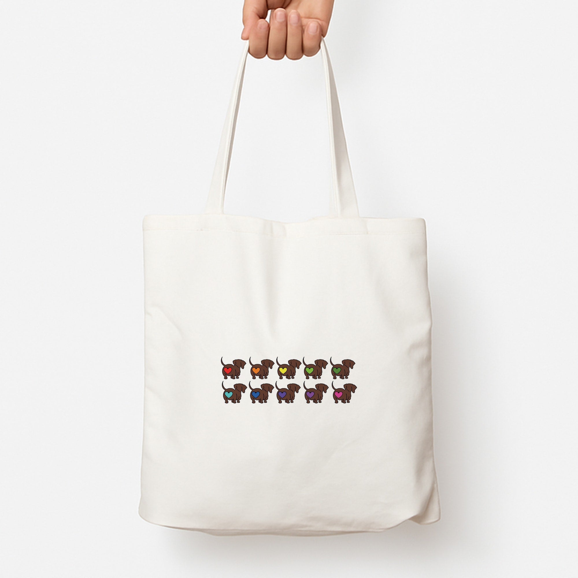 Love hearts - Dachshunds Tote Bag