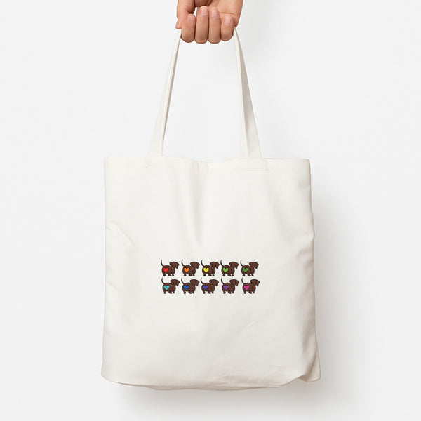 Love hearts - Dachshunds Tote Bag