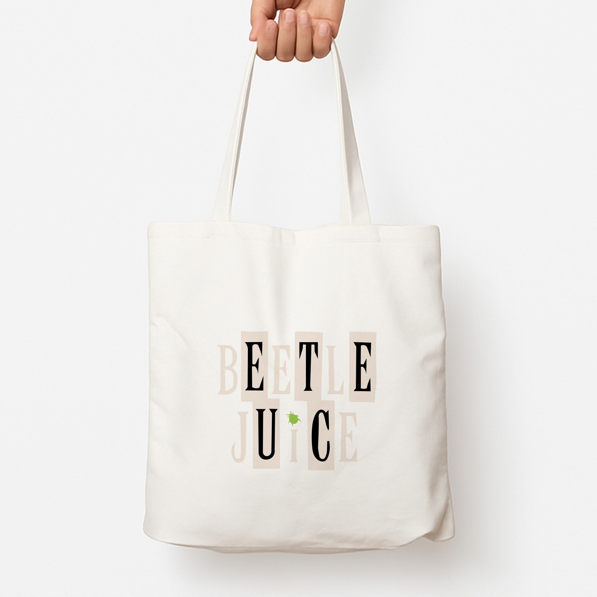 Text - Beetle Halloween Tote Bag