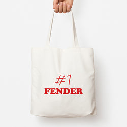#1 FENDER Tote Bag