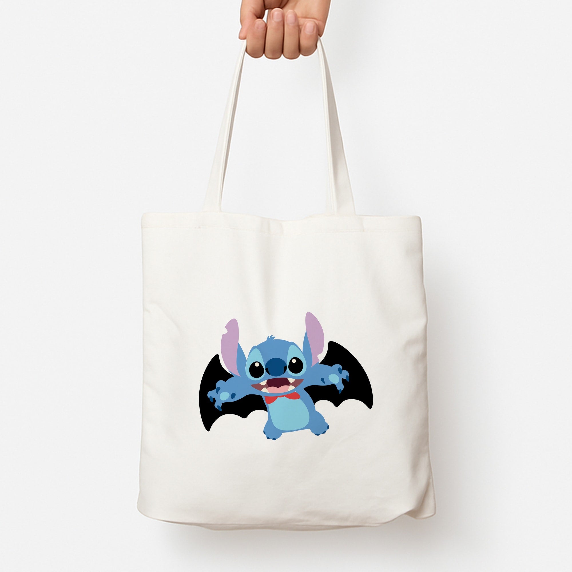 Vampire Alien Blue Halloween Tote Bag