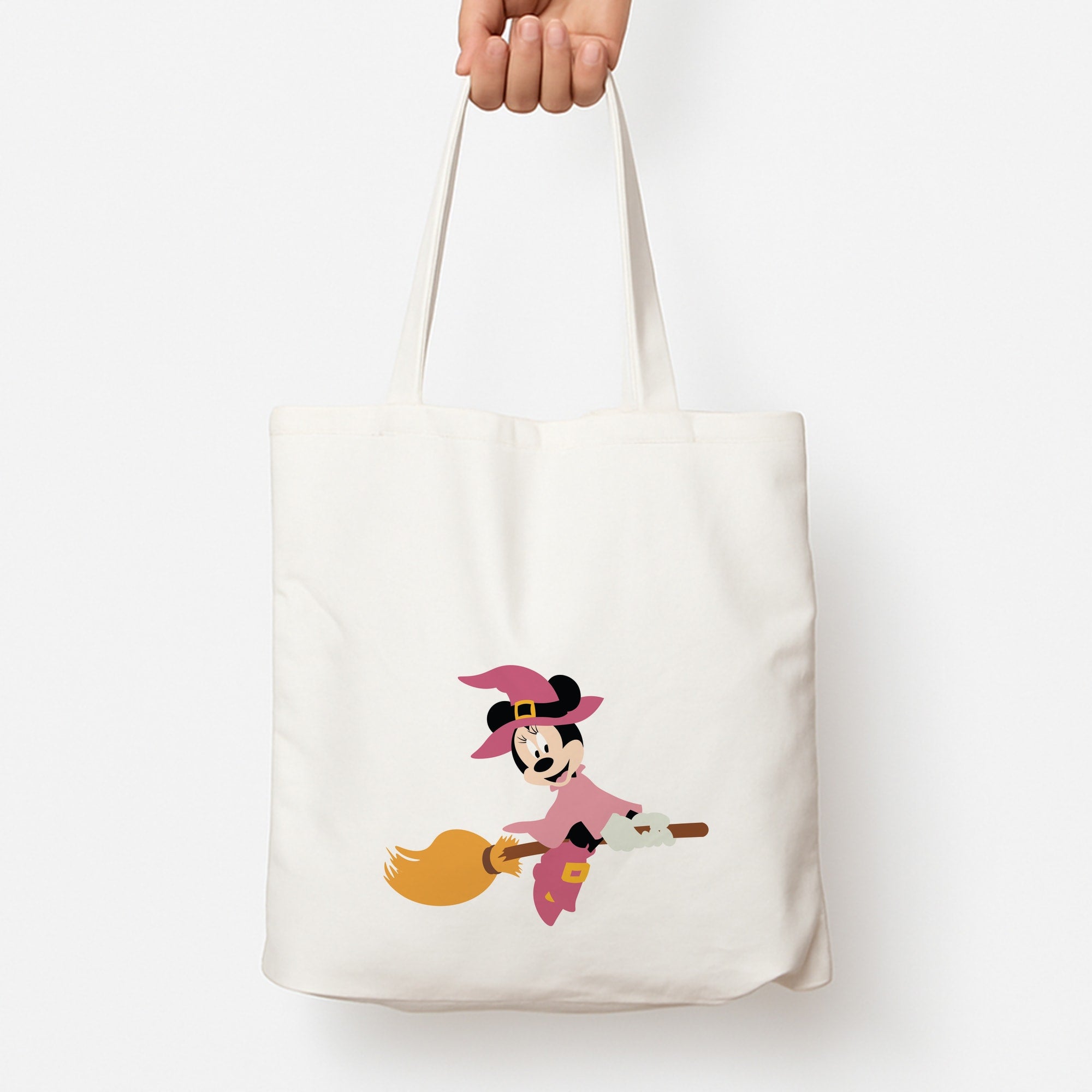 Witch Female Mouse Halloween Tote Bag