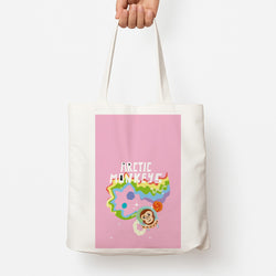 A Monkeys - Pink Tote Bag