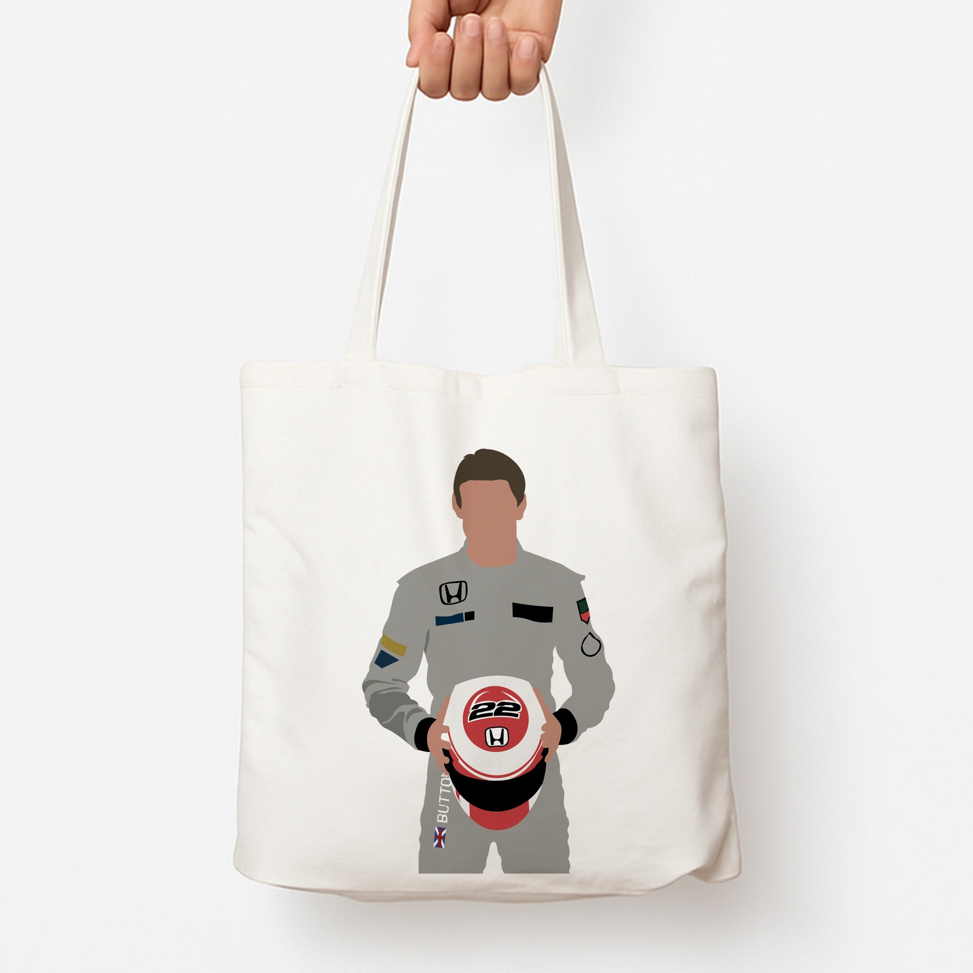 Button - F1 Tote Bag