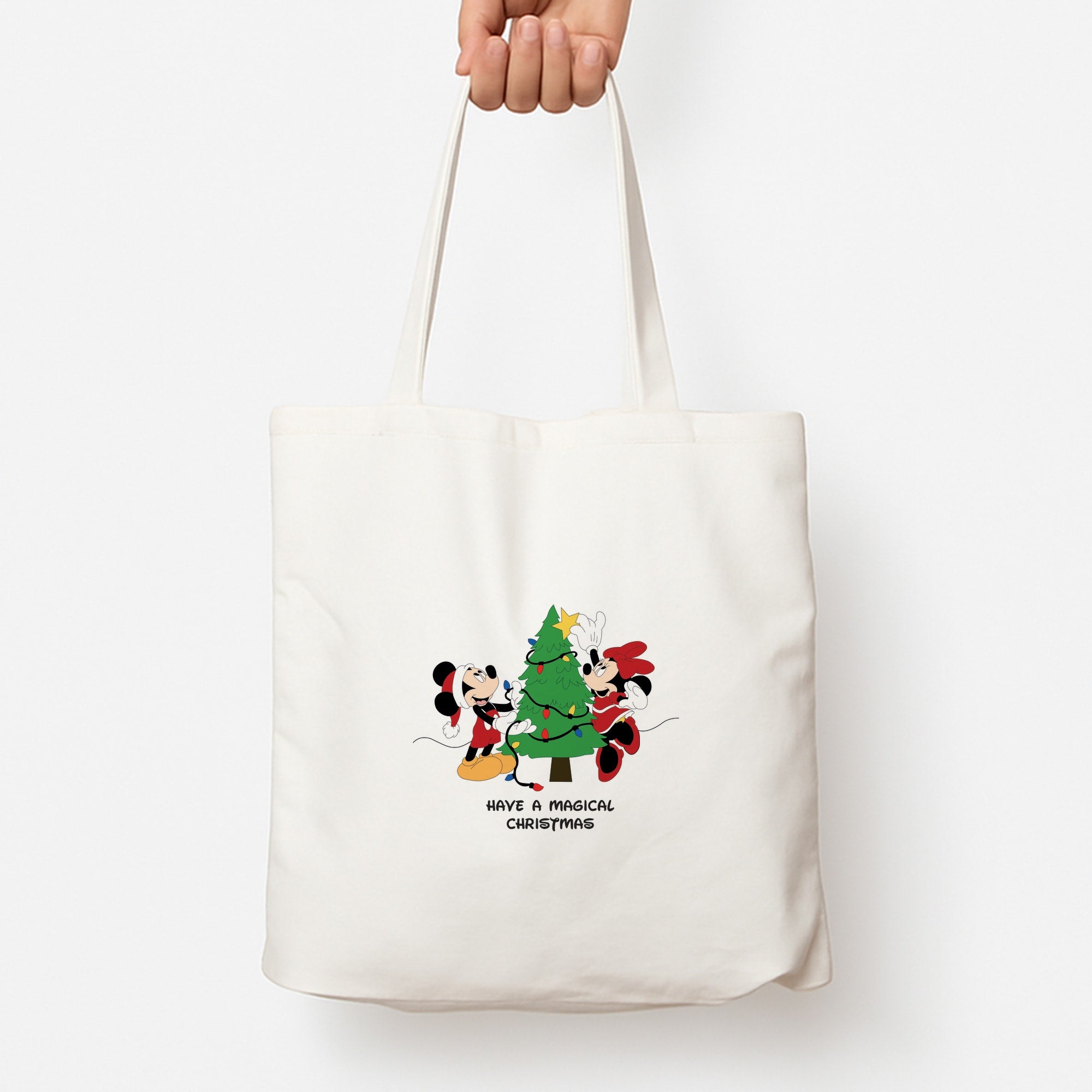 Festive Fairytale Mice - Christmas Tote Bag