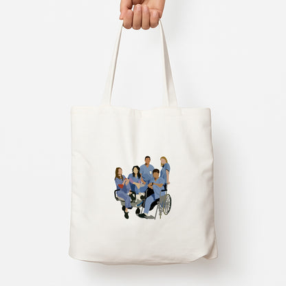 Greys Cast Tote Bag