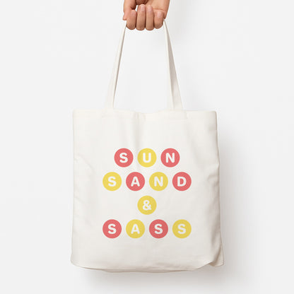 Sun, Sand And Sass Tote Bag