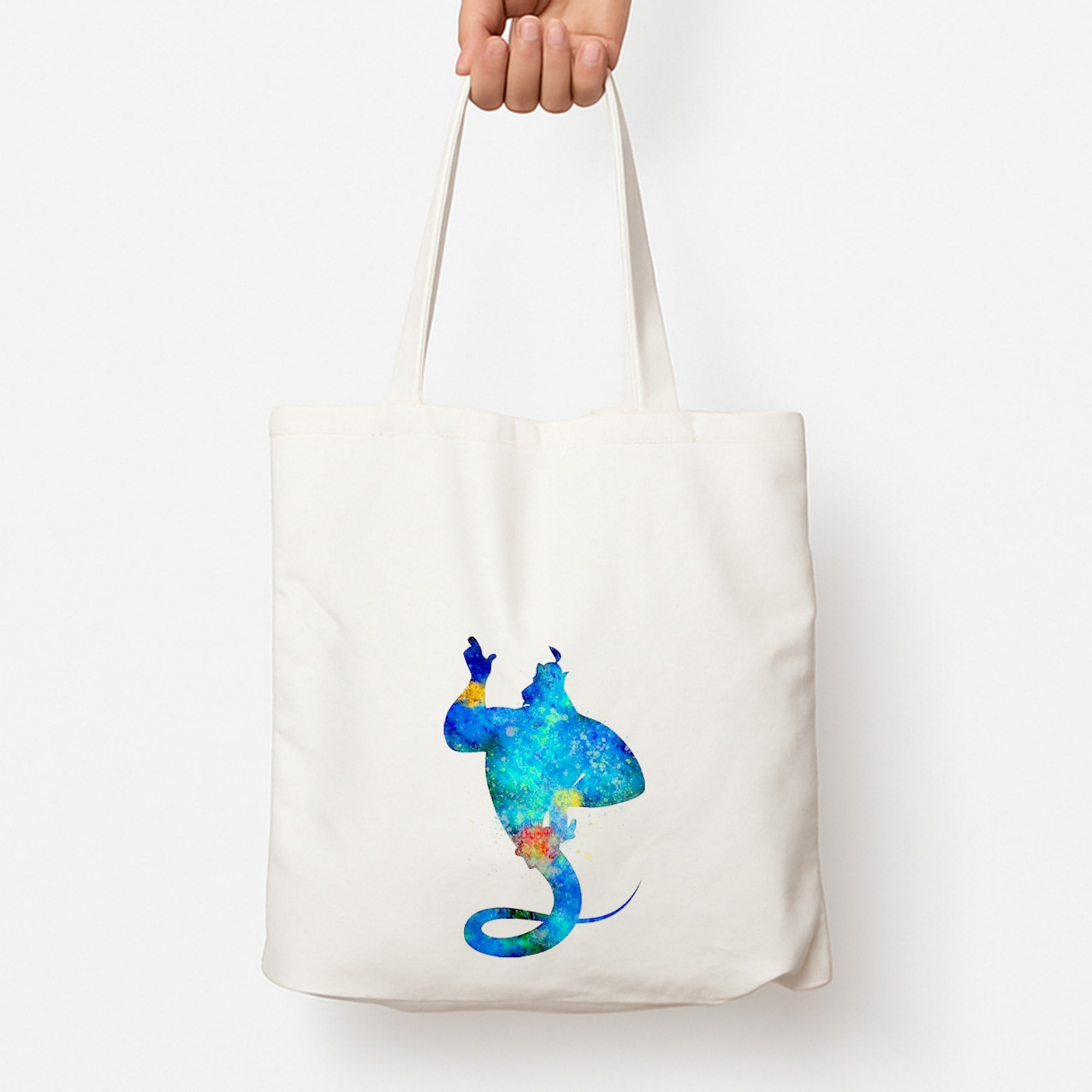 Watercolour Aladdin Fairytale Tote Bag