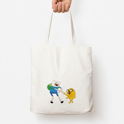 Jake The Dog And Finn The Human Tote Bag