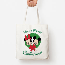 Have A Mickey Christmas Tote Bag