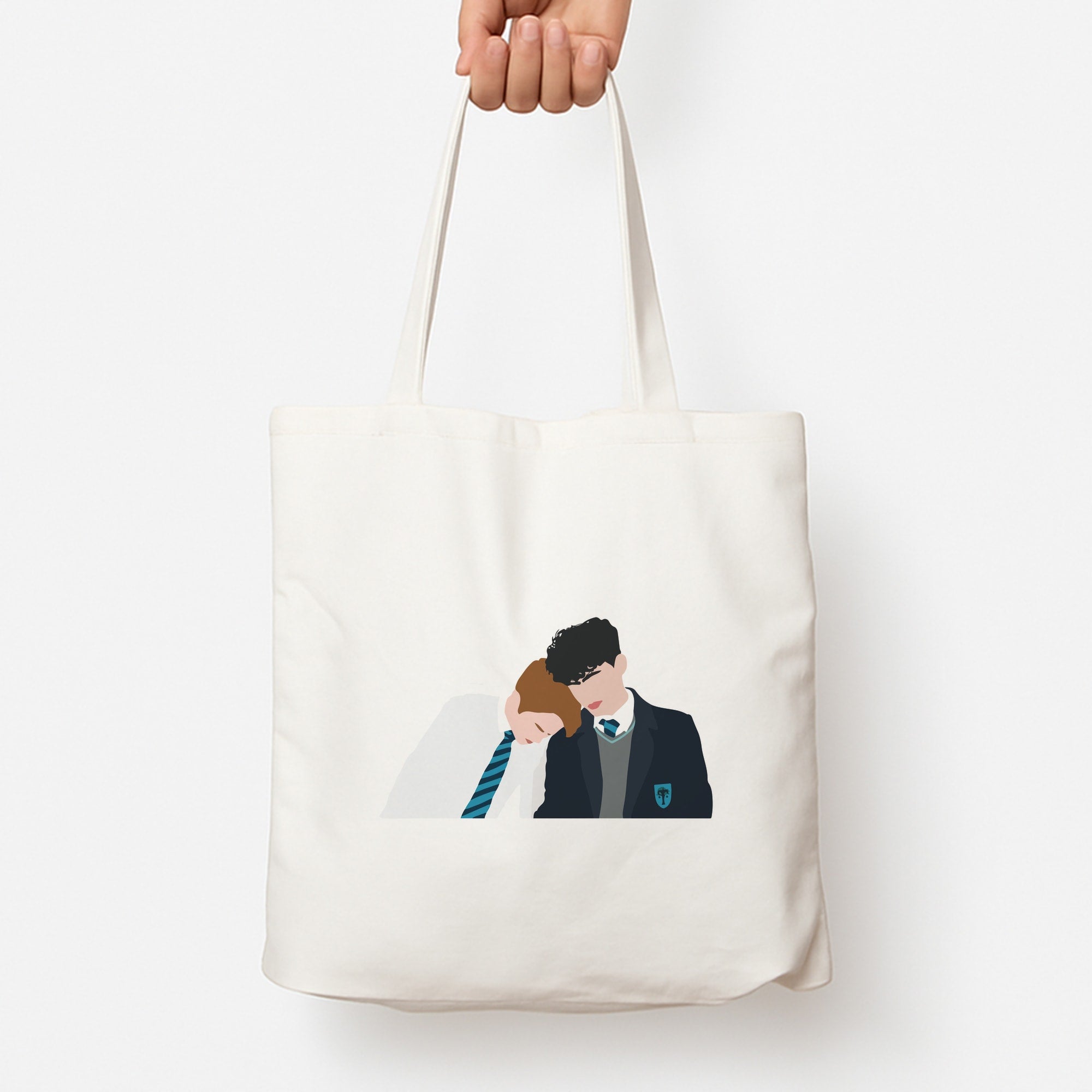 Nick And Charlie School Clothes - Heart TV Tote Bag