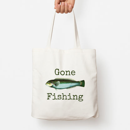 Gone Fishing  Tote Bag