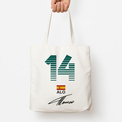 Alonso - F1 Tote Bag