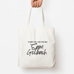 Date With Sam - S & C Tote Bag