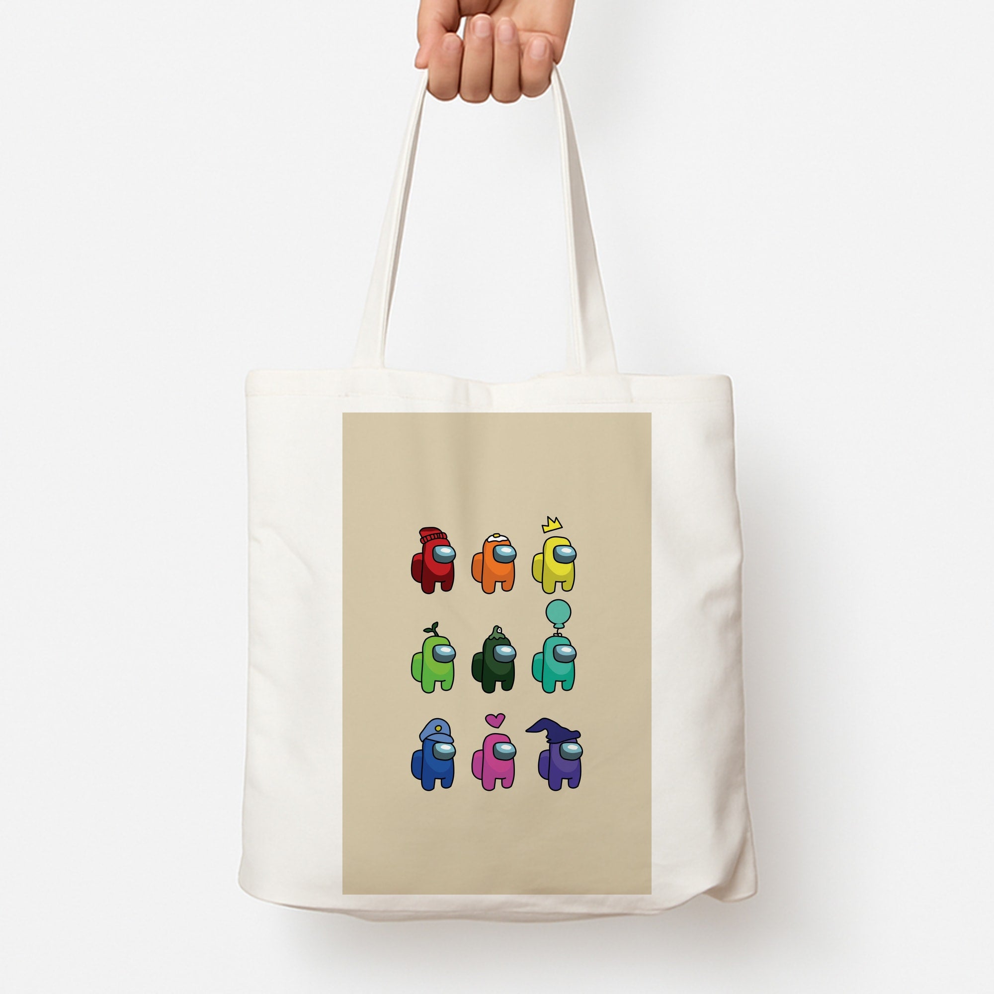 Among Gaming characters Tote Bag