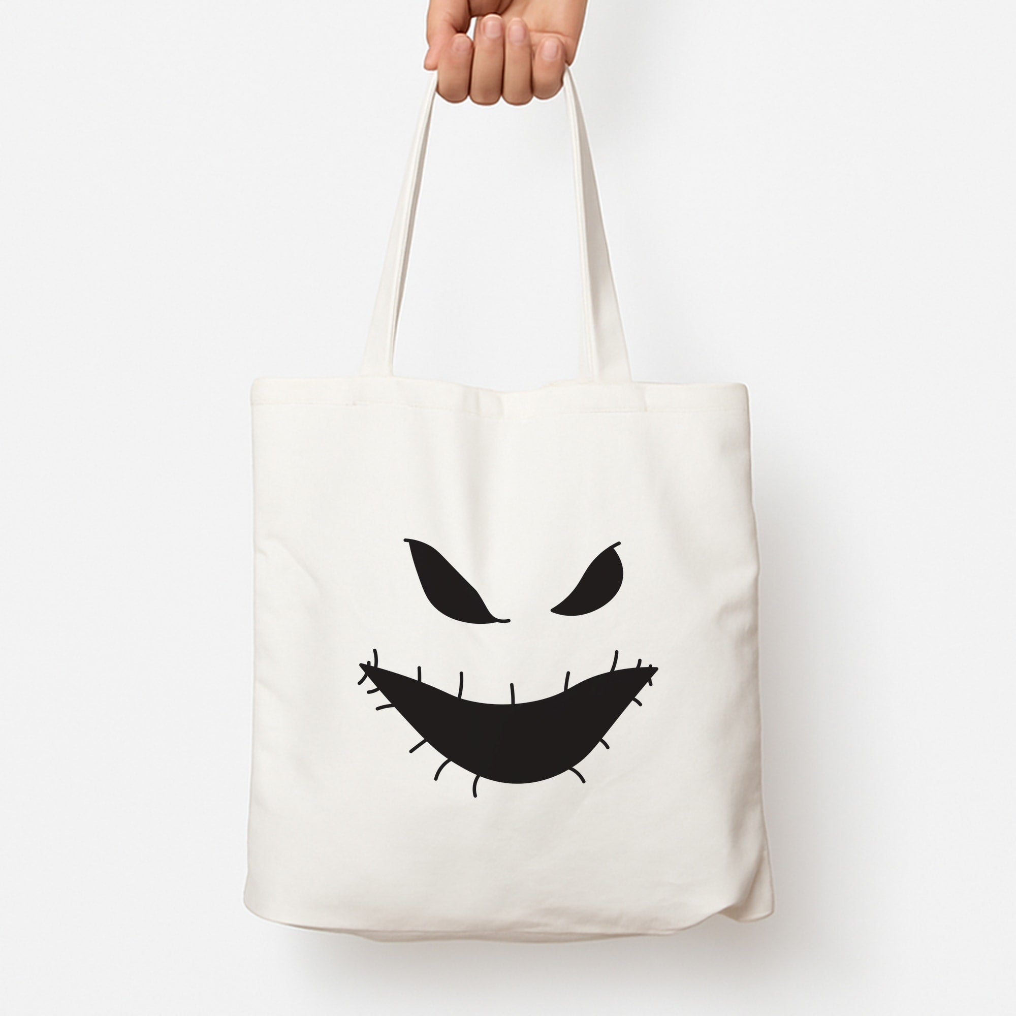 Green Face Tote Bag
