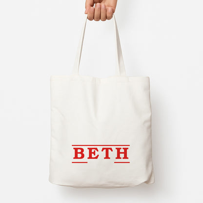 Title - Personalised Stranger Tote Bag