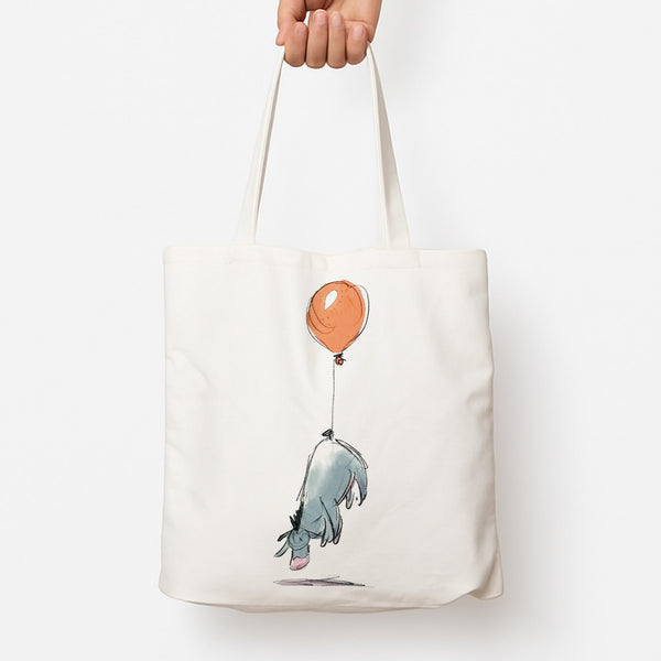 Donkey And His Balloon Tote Bag
