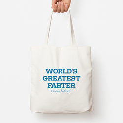 World's Greatest Farter  Tote Bag