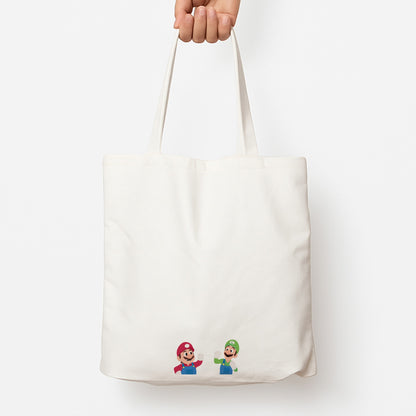Mario And Luigi Tote Bag
