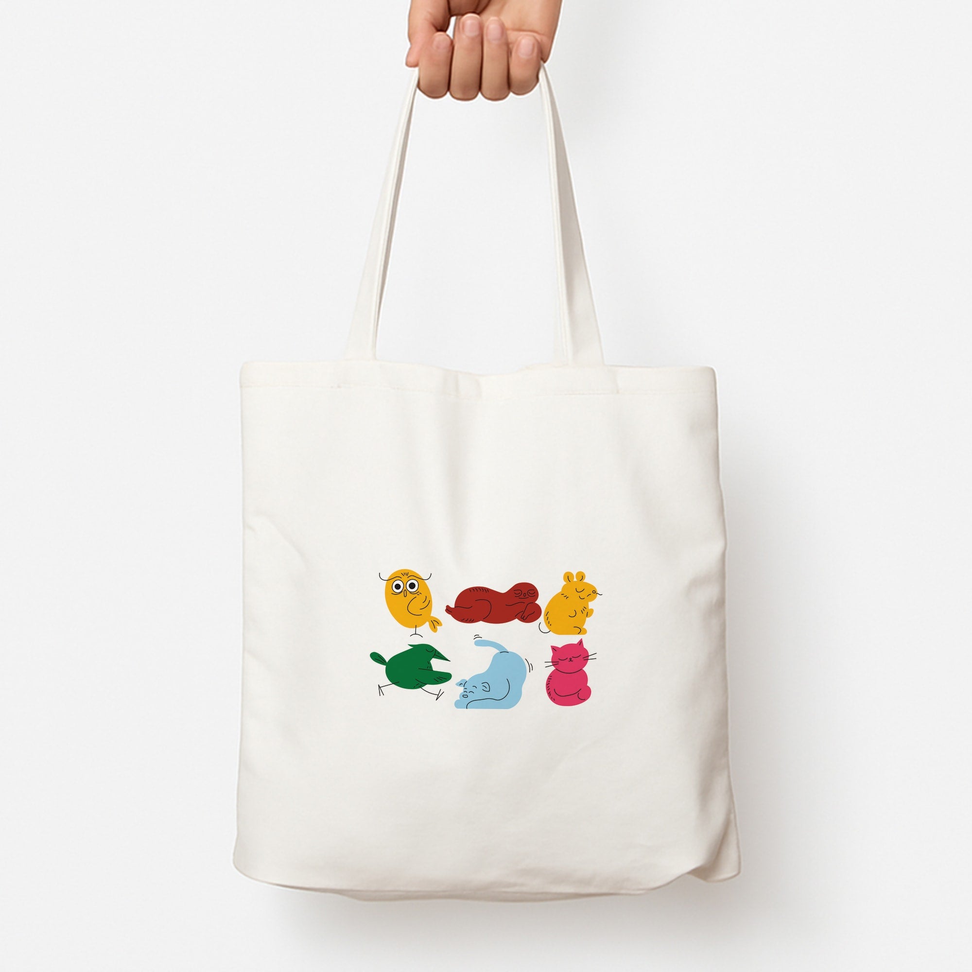 Animal Doodles - Emma Chamerlain Tote Bag