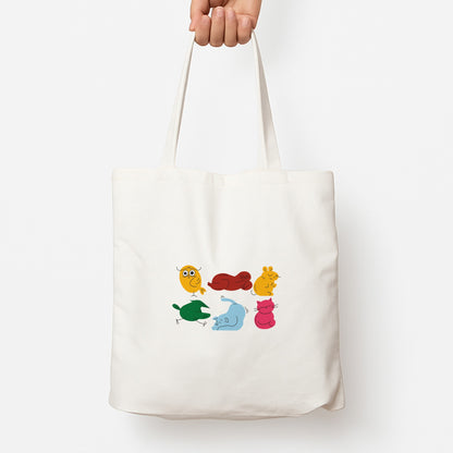 Animal Doodles - Emma Chamerlain Tote Bag