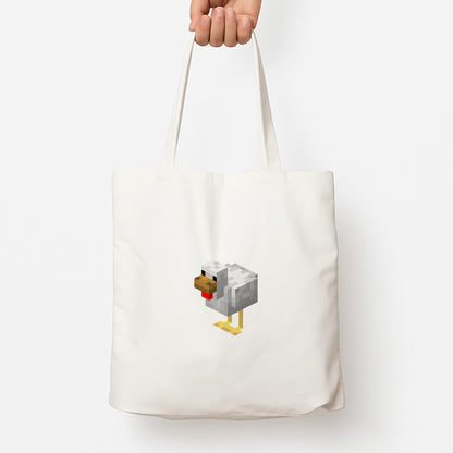Mining Chicken Tote Bag