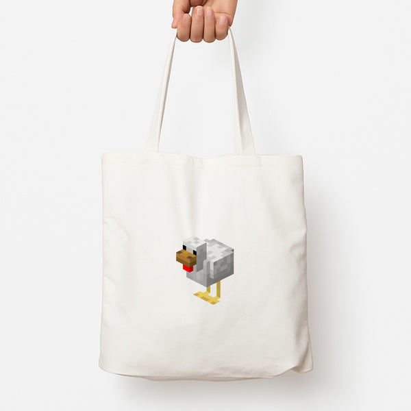 Mining Chicken Tote Bag
