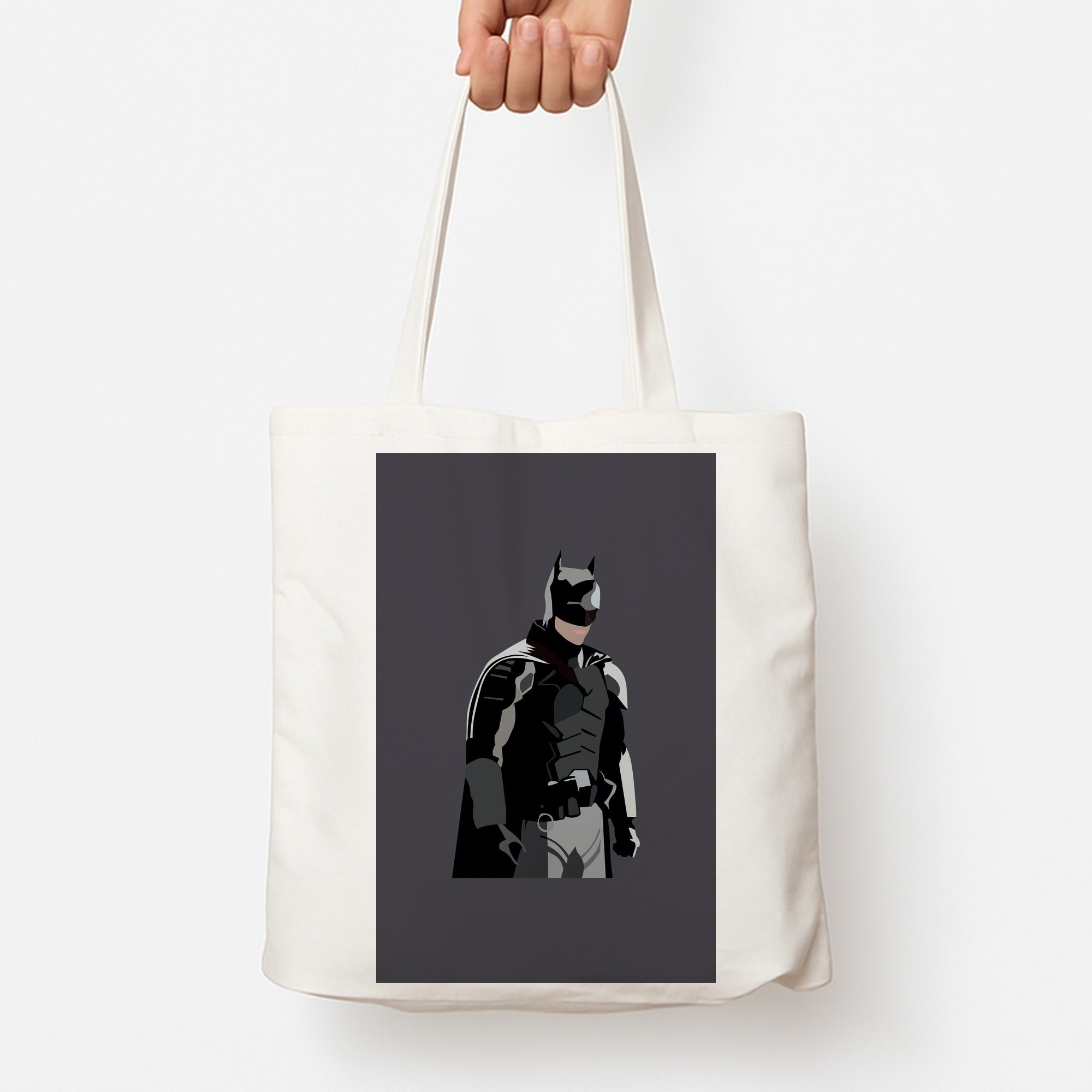 Black Bat Superhero Tote Bag
