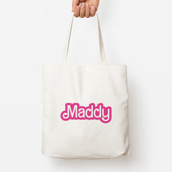 Personalised Doll Tote Bag