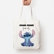 Ohana Means Family Pink Tote Bag 1