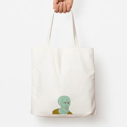 Muscly Squidward Tote Bag