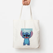 Standing Blue Alien - Personalised Disney Tote Bag 1