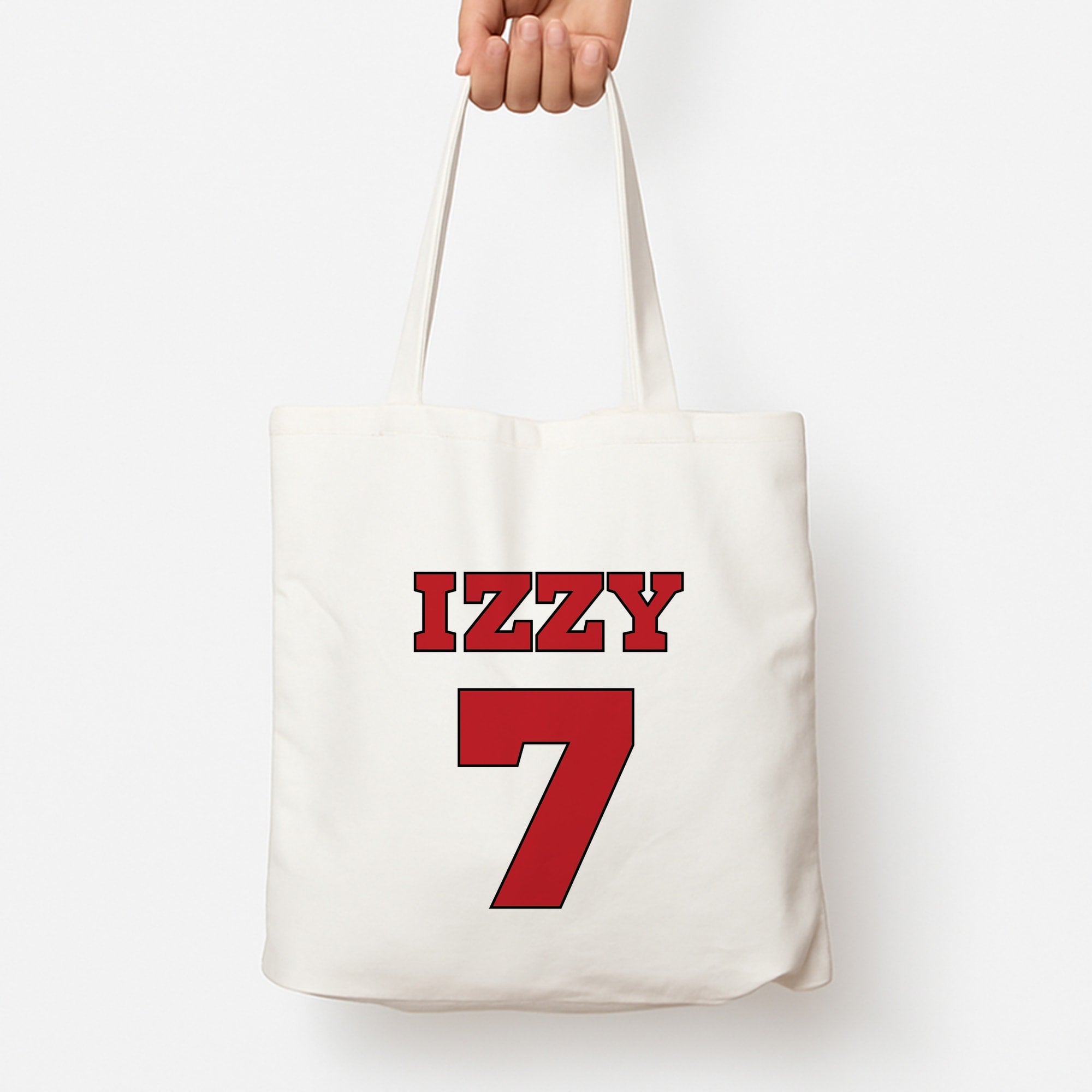 Black And White Stripes - Personalised Football   Tote Bag