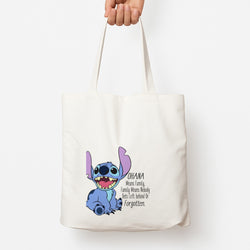 Ohana Means Family - Blue Alien Tote Bag