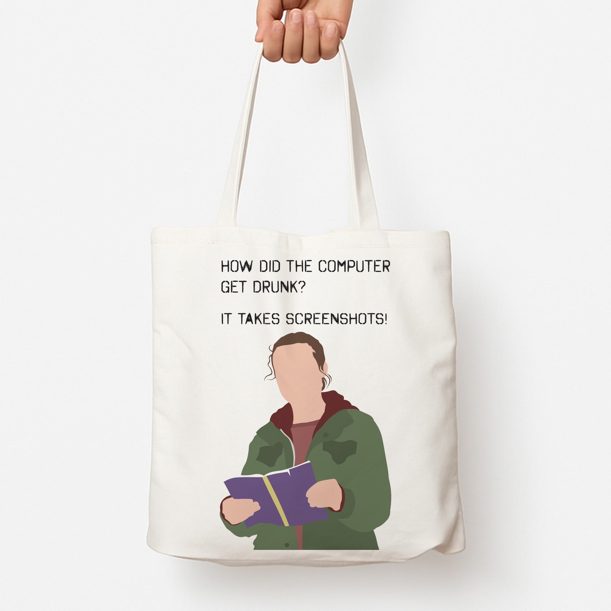 How Did The Computer Get Drunk? Tote Bag