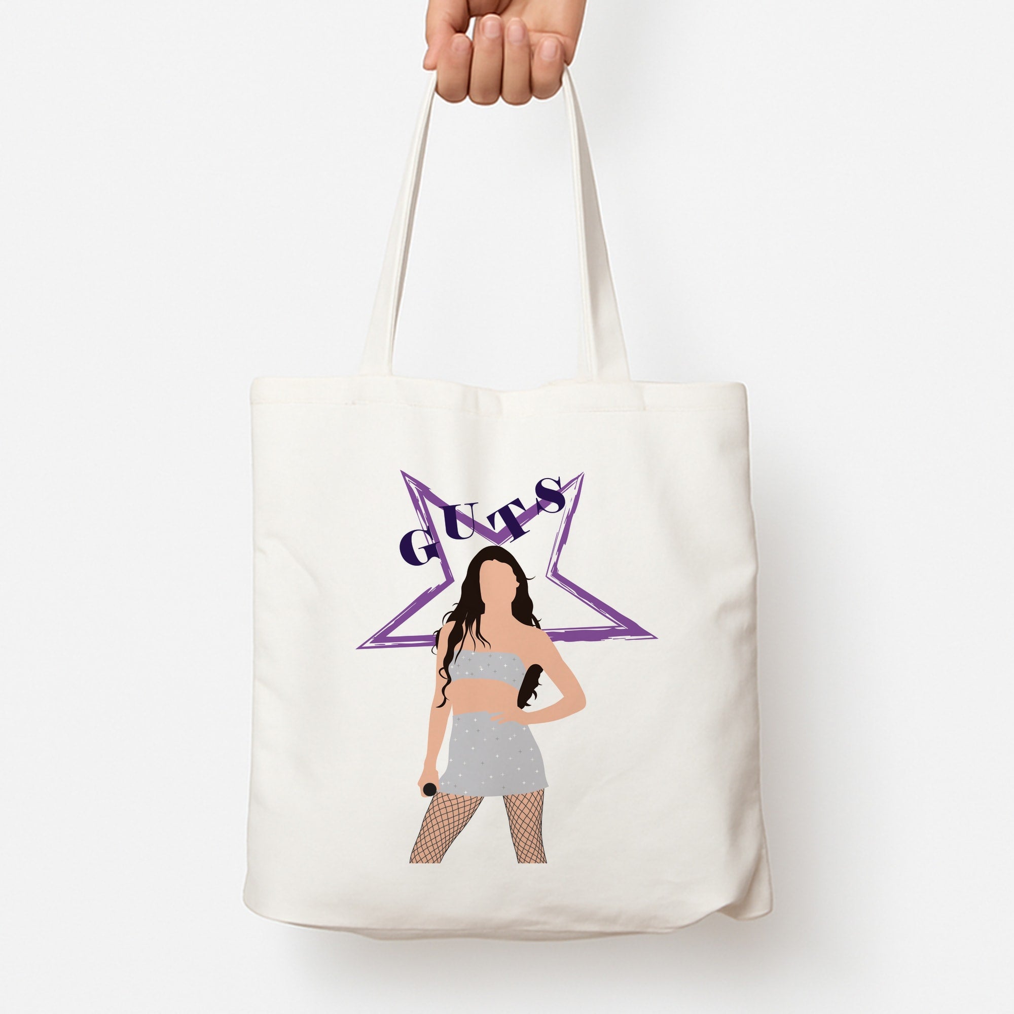 Dark Purple Olivia Tote Bag