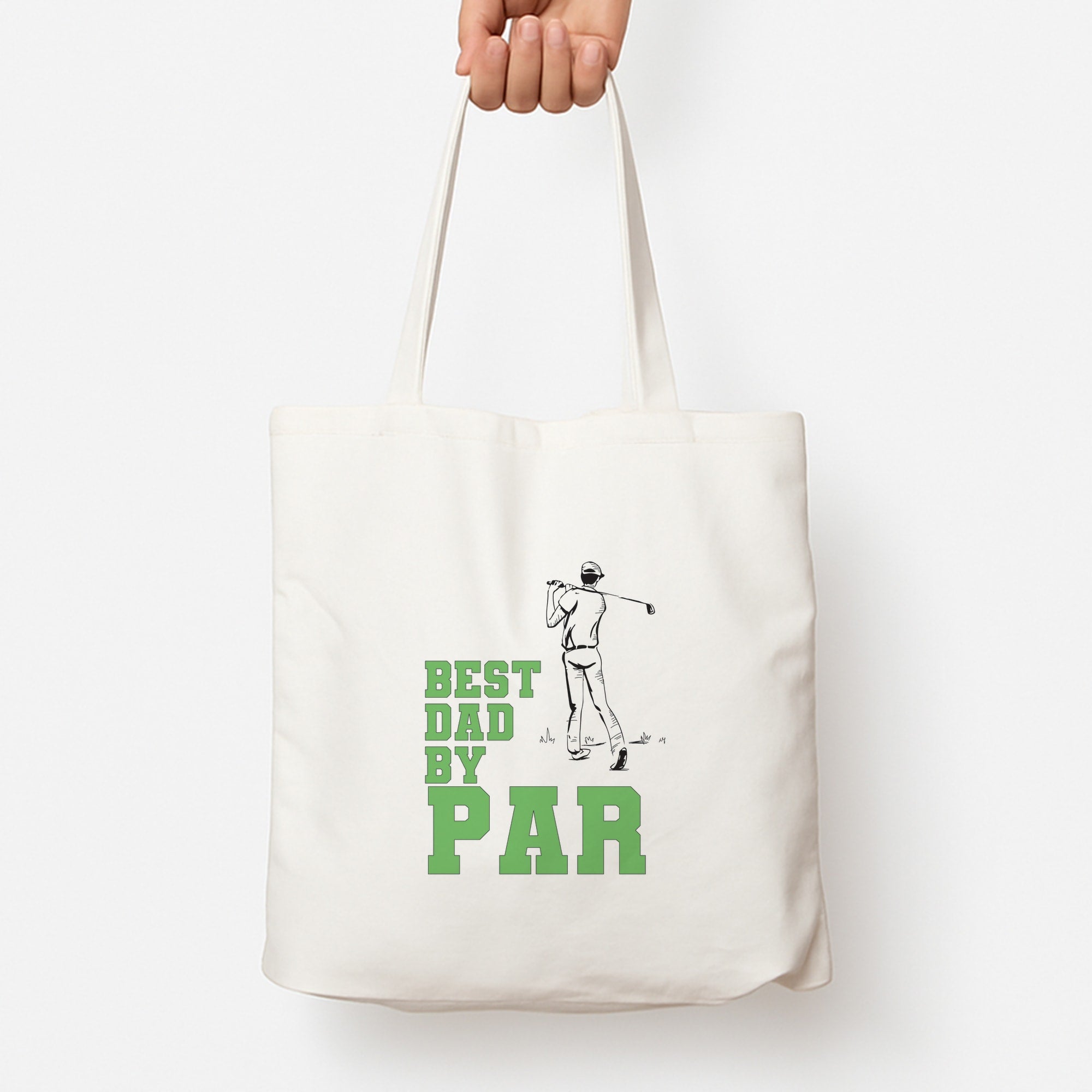 Best Dad By Par - Fathers Day Tote Bag