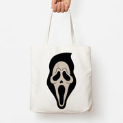 Pink Ghostface Pattern - Scream Tote Bag 1