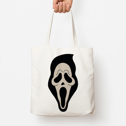 Pink Ghostface Pattern - Scream Tote Bag