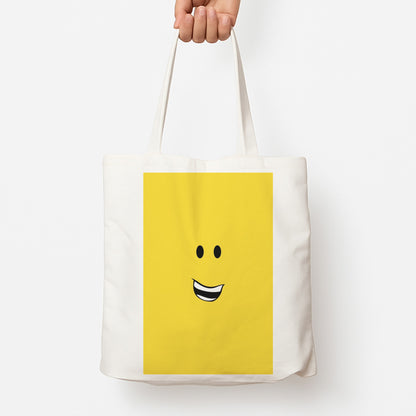 Yellow Face Tote Bag