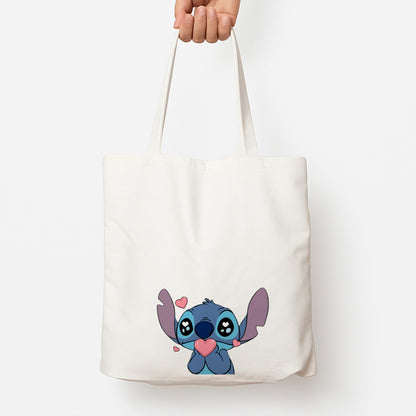 Cute Alien Blue Tote Bag